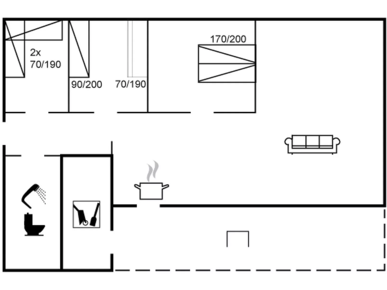 "Henri" - 800m from the sea