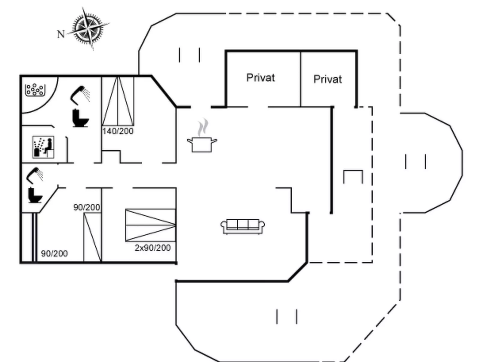 "Siegrid" - 250m from the sea