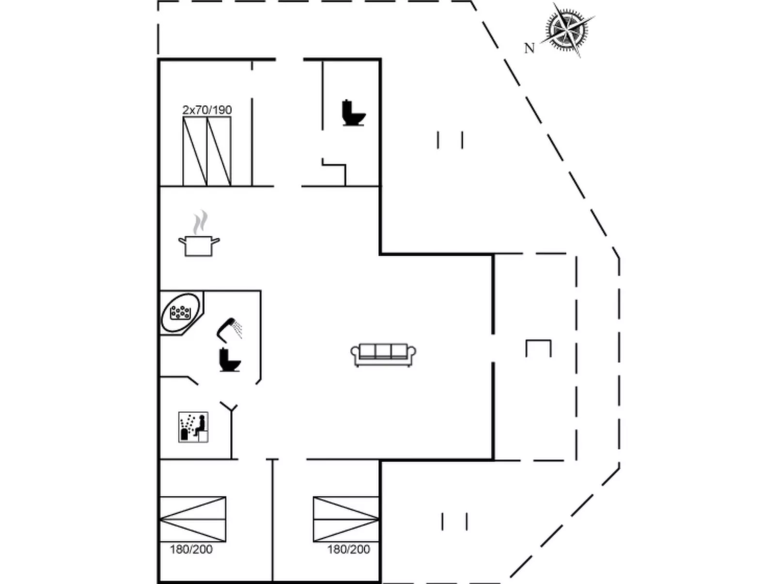 "Gundel" - 400m from the sea