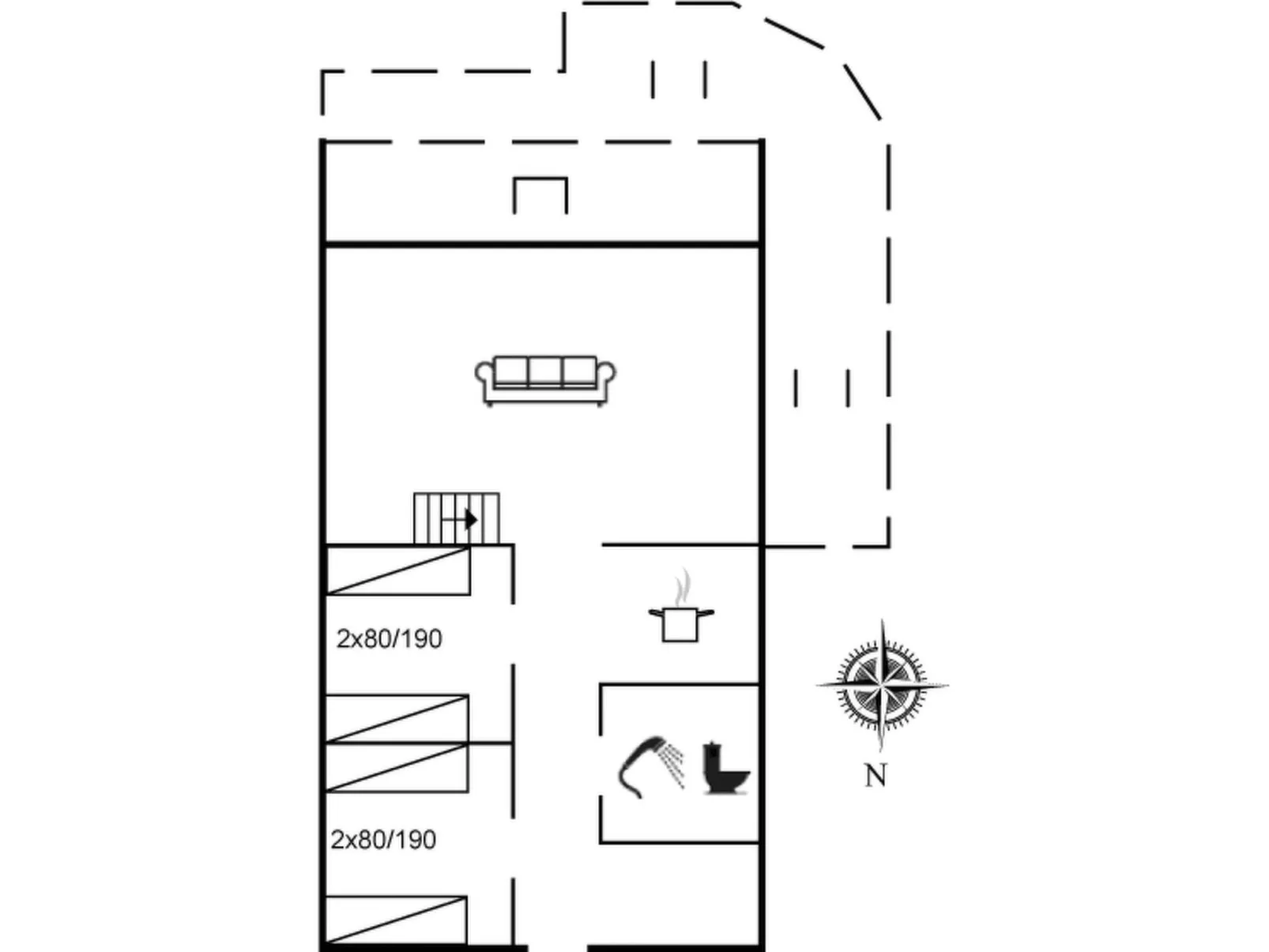 "Franciska" - 800m from the sea