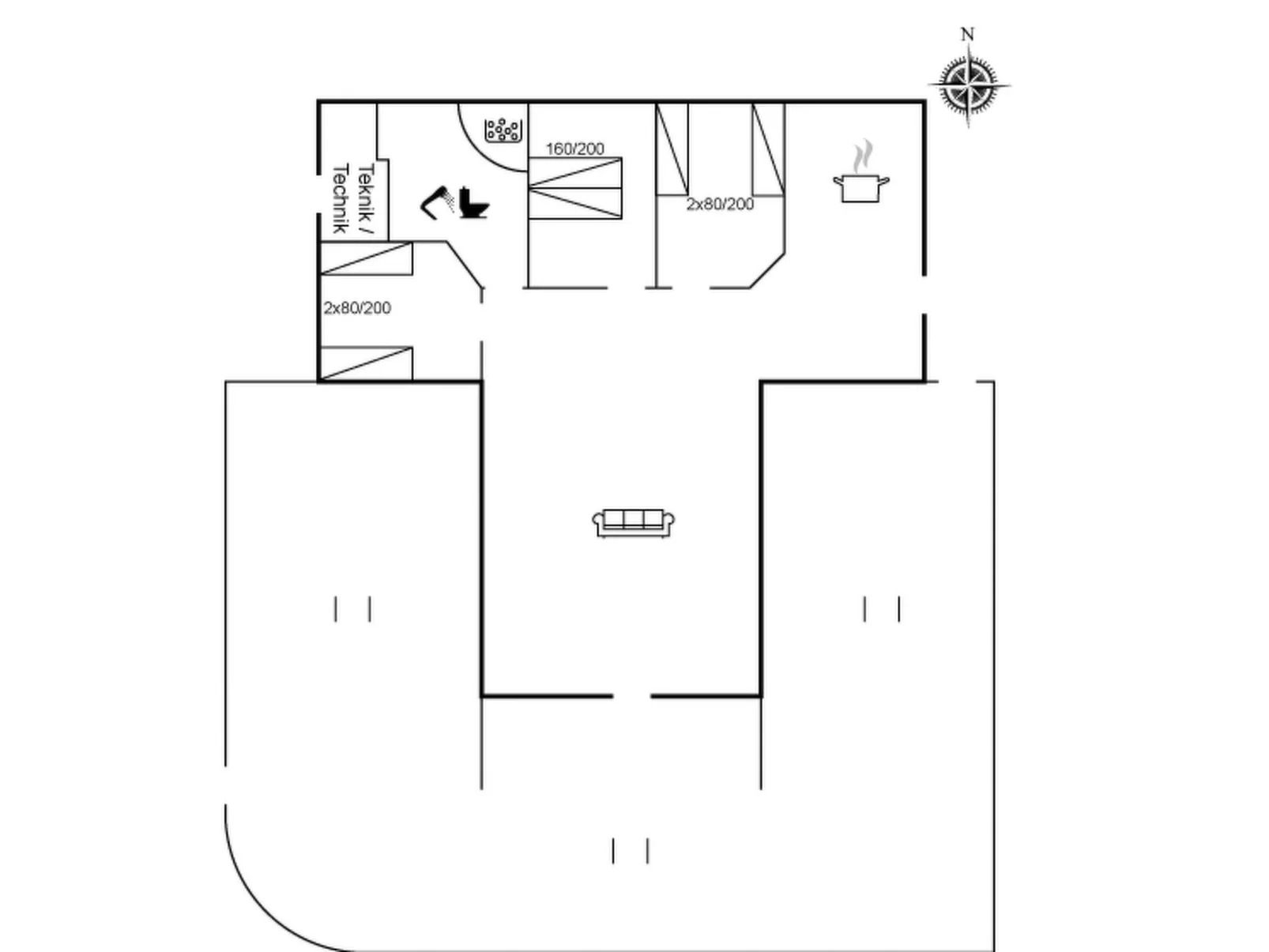 "Carolin" - 400m from the sea