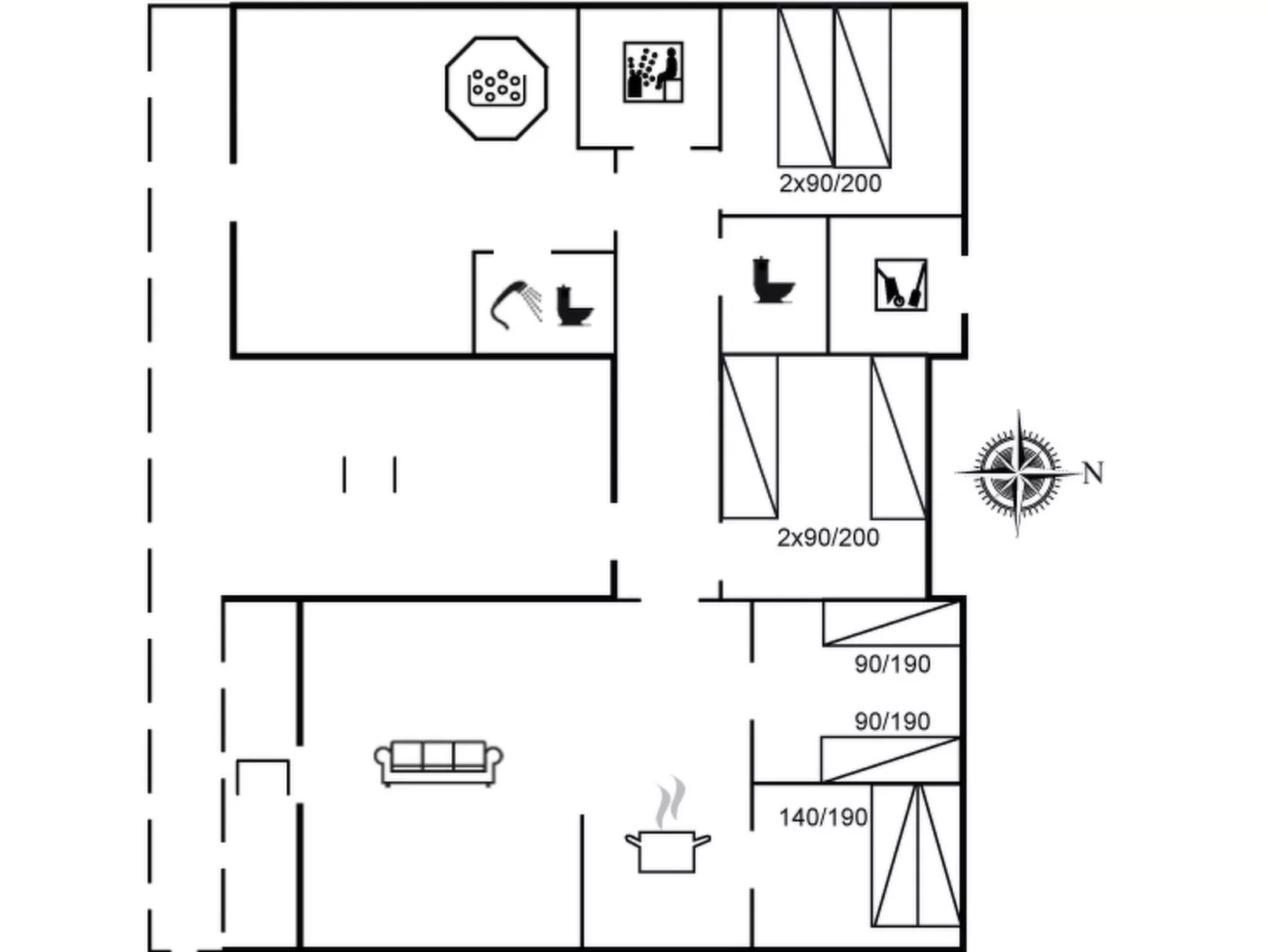 "Aashild" - 400m from the sea