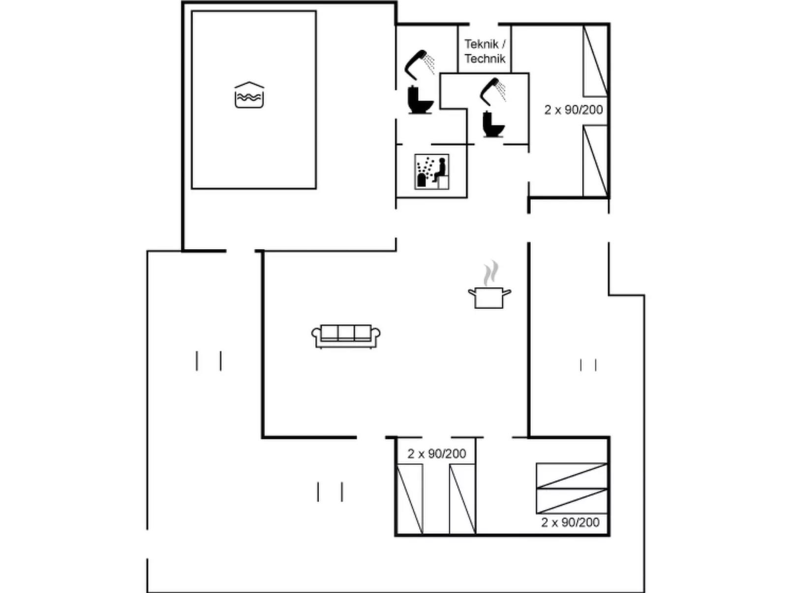 "Blondine" - 940m from the sea