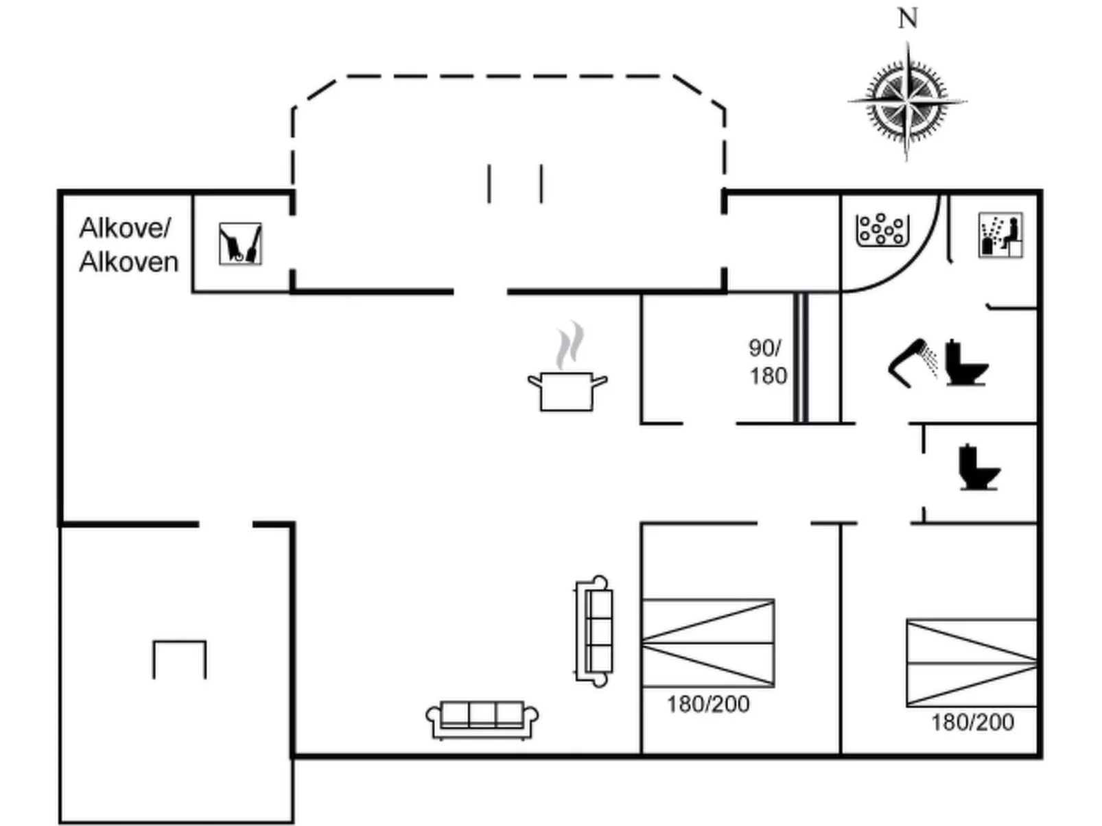 "Eyvin" - 100m from the sea