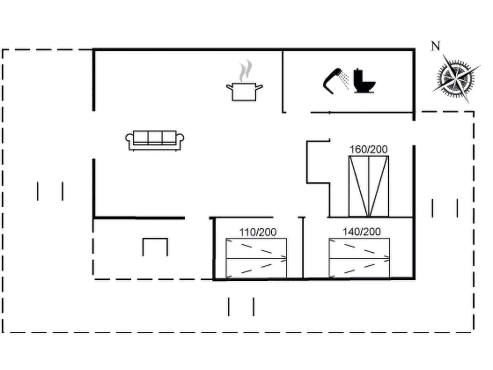 "Astrid" - 875m from the sea