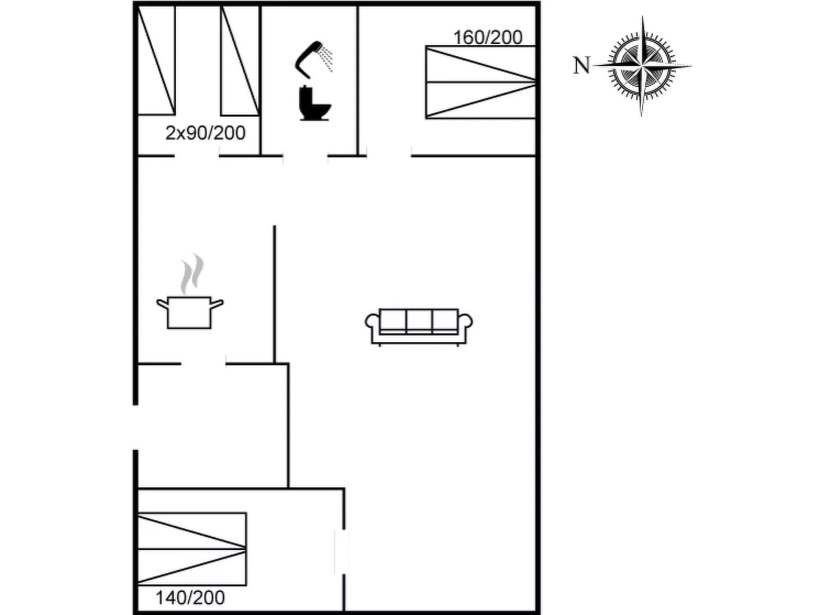 "Locan" - 1.2km from the sea