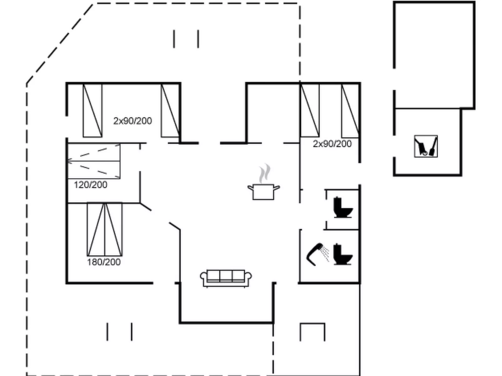 "Erhardt" - 800m from the sea