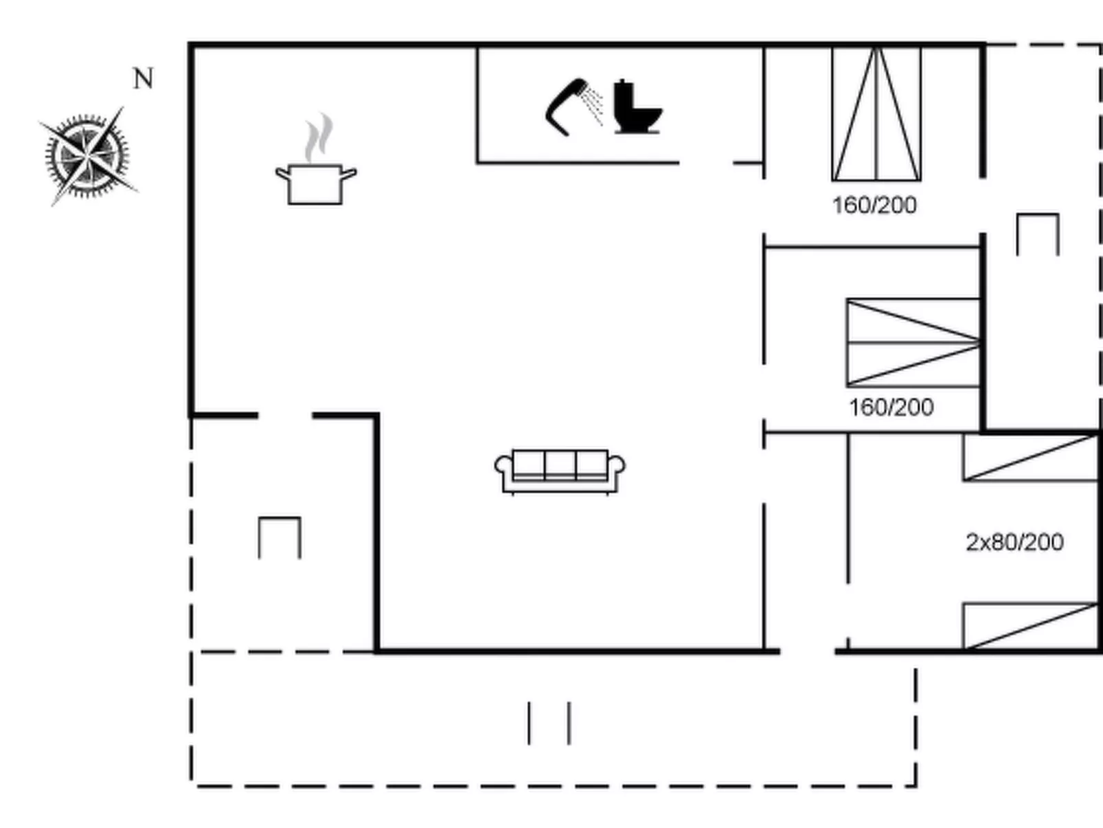 "France" - 1.1km from the sea