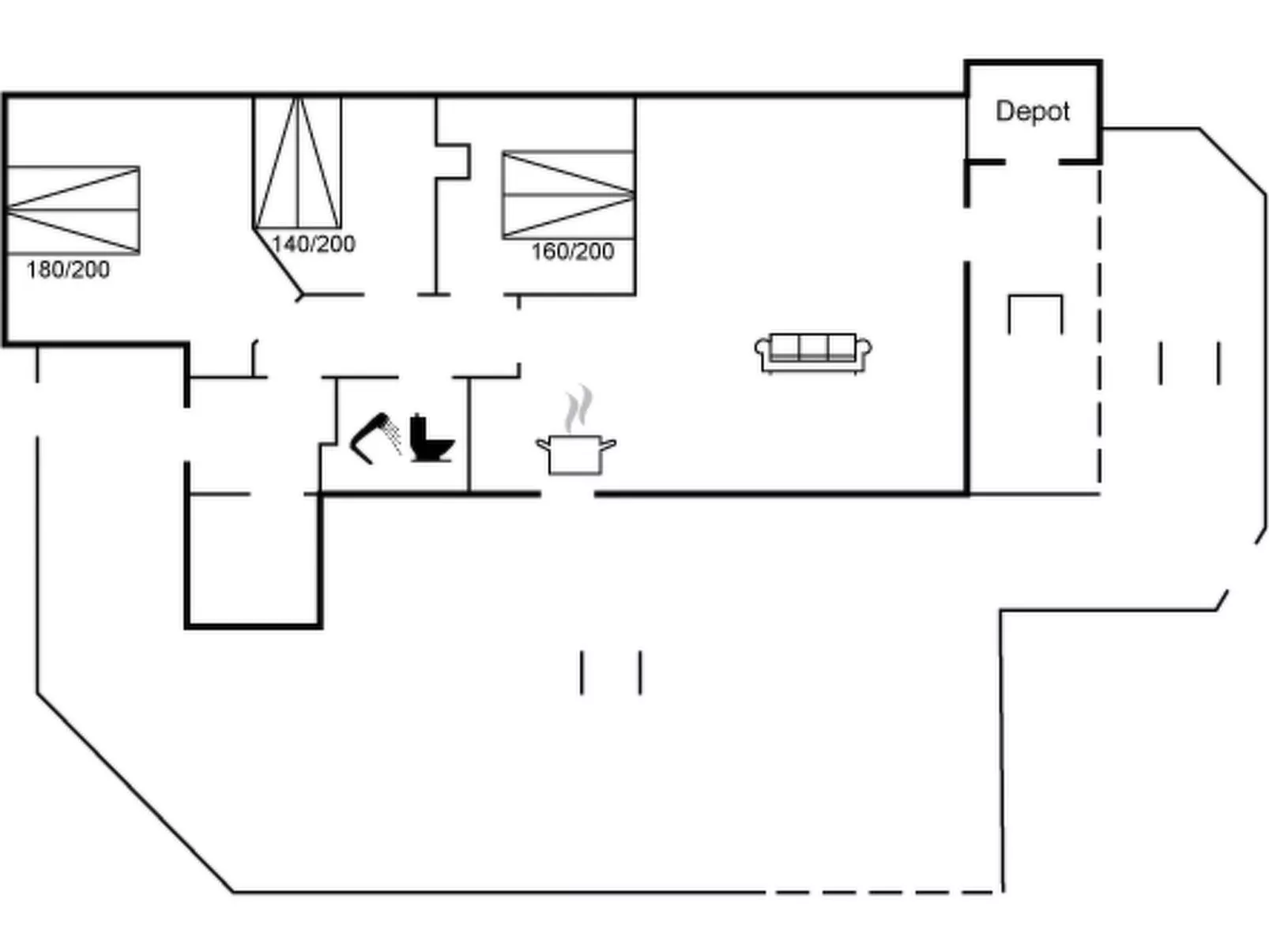 "Snioulf" - 1km from the sea