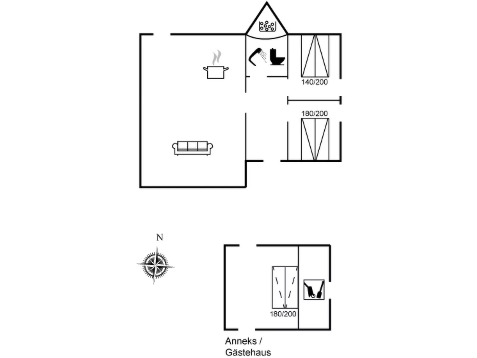 "Thilde" - 800m from the sea