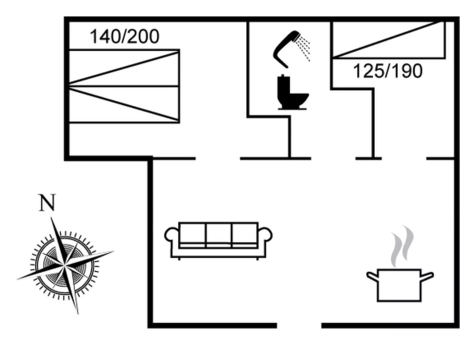 "Guthfrith" - 100m from the sea