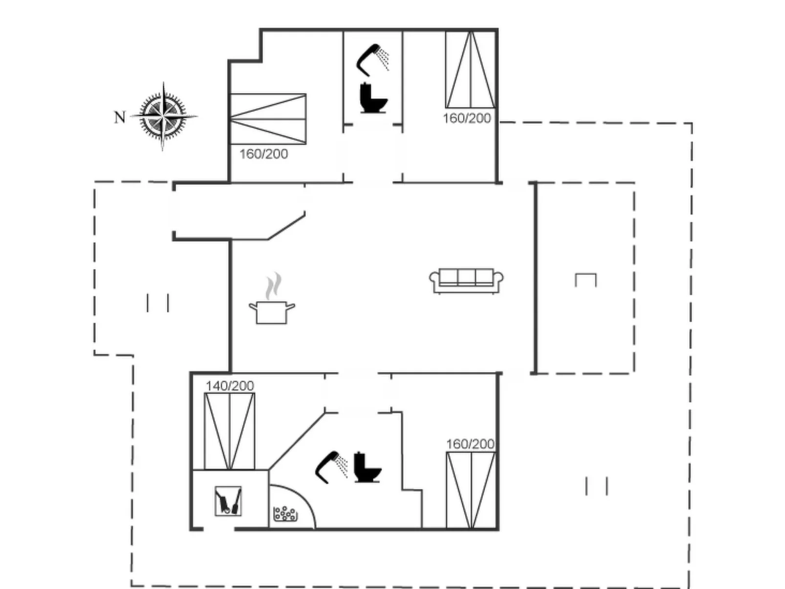 "Oskarvine" - 900m from the sea