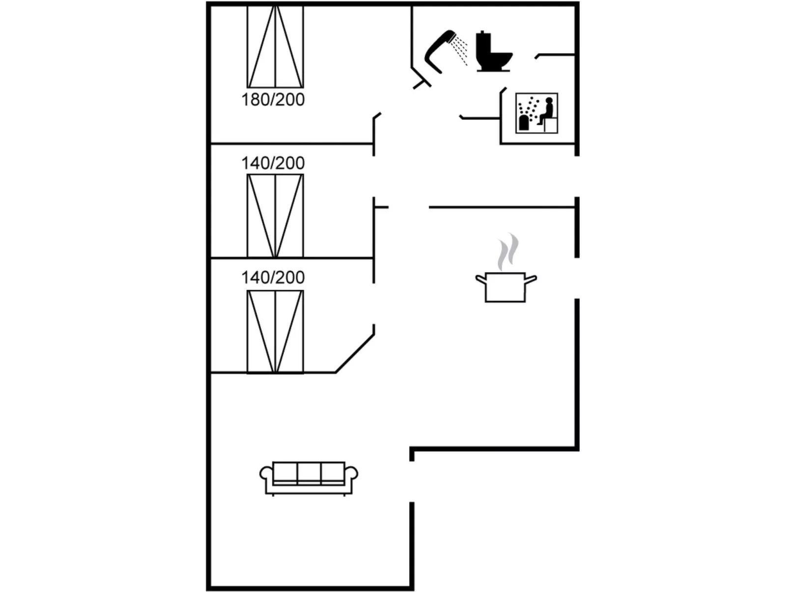 "Henkil" - 700m from the sea