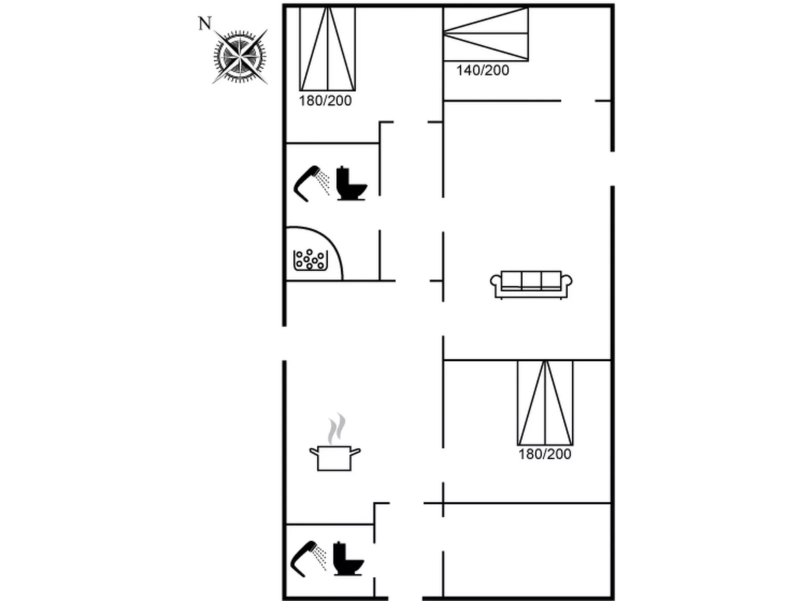 "Viivi" - 900m from the sea