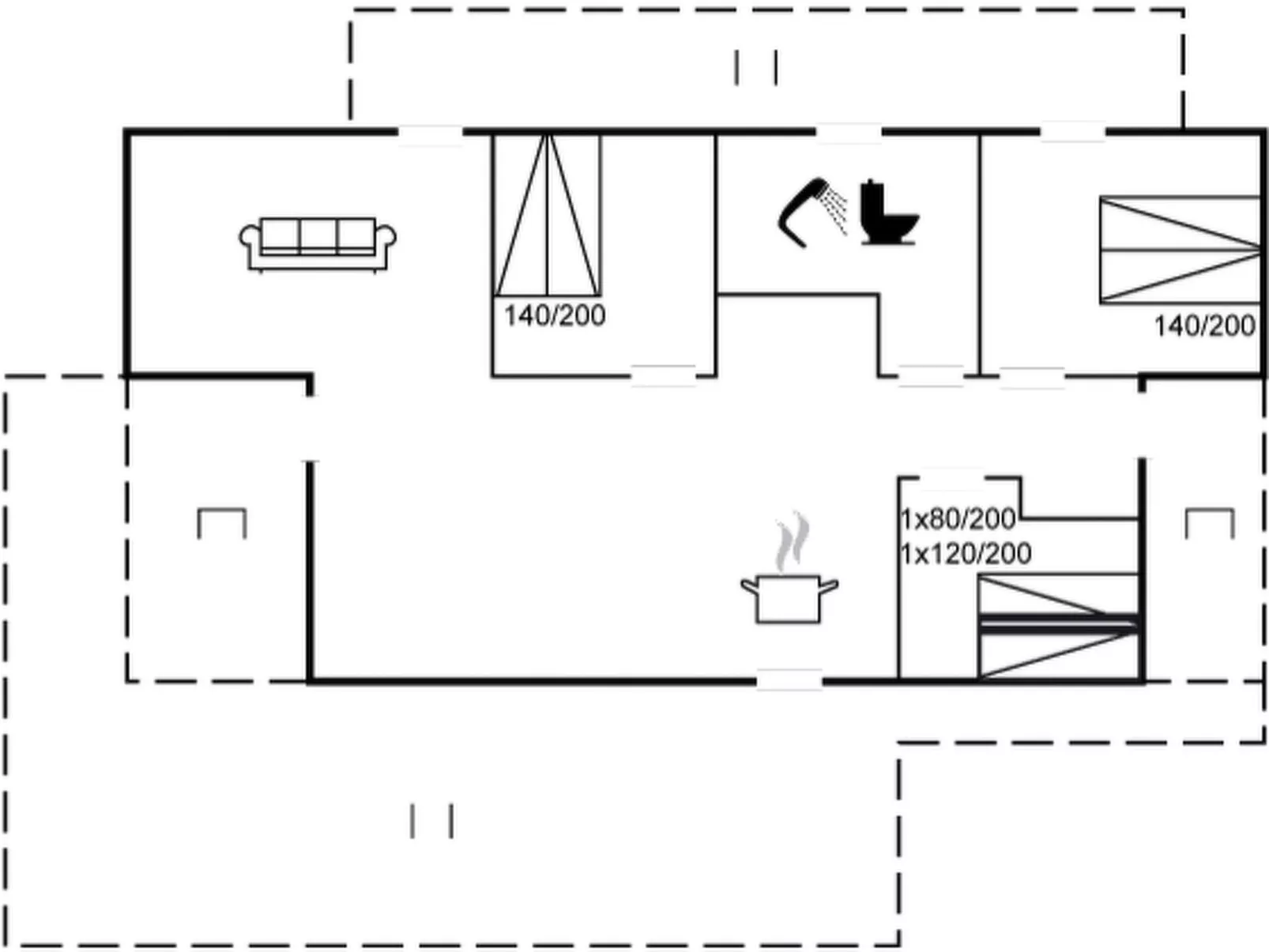 "Turkka" - 3.8km from the sea