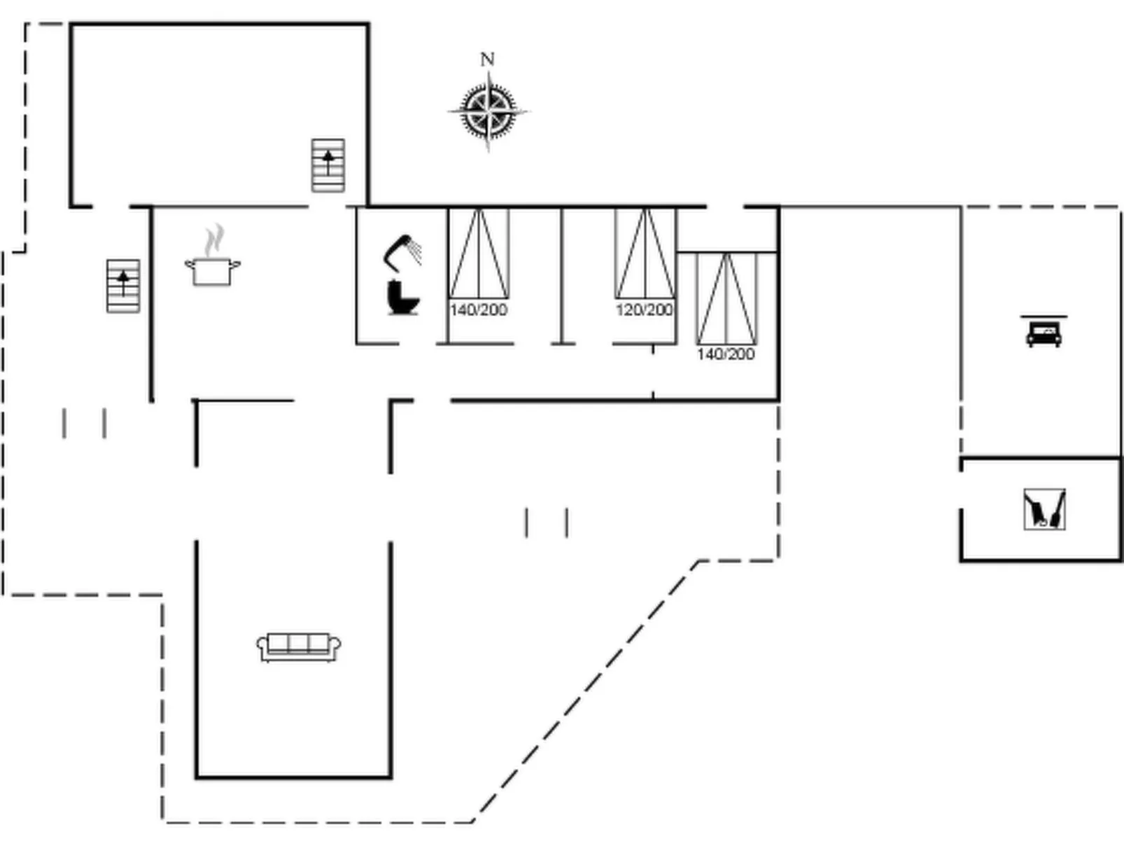 "Wolfger" - 350m from the sea