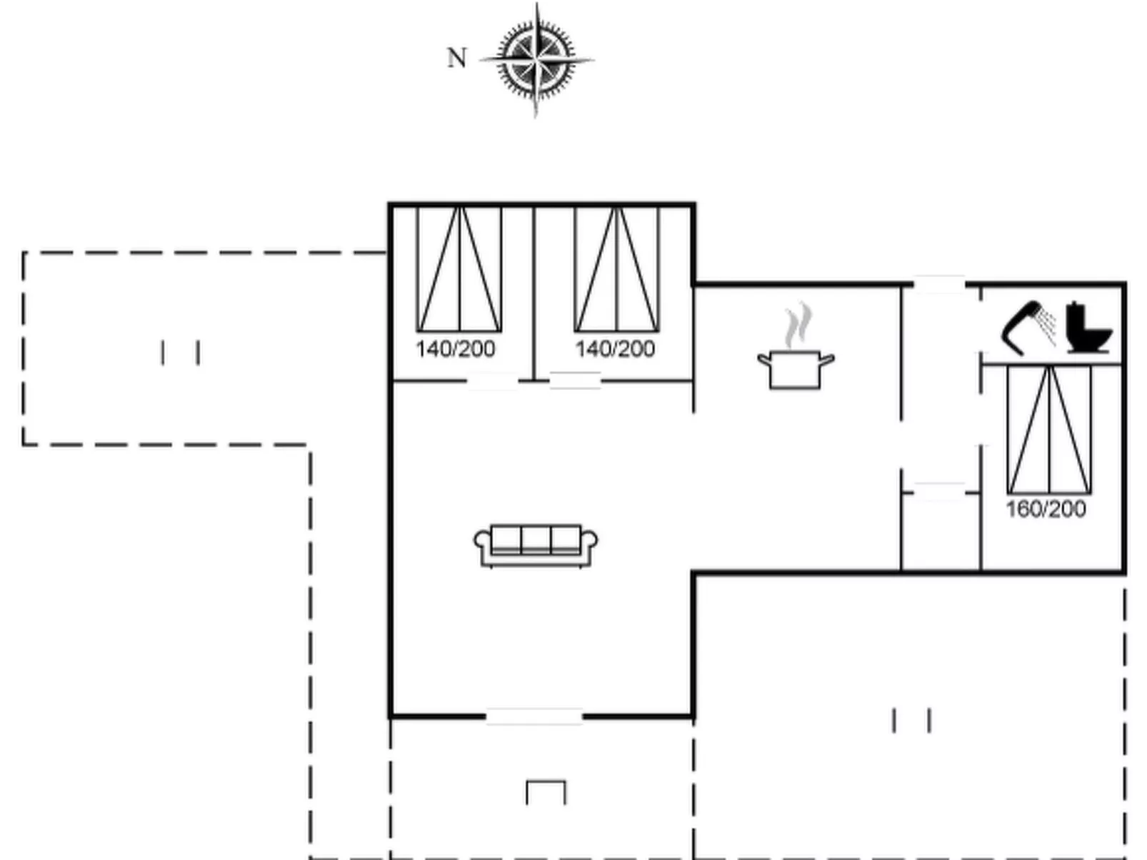 "Swartebrand" - 450m from the sea