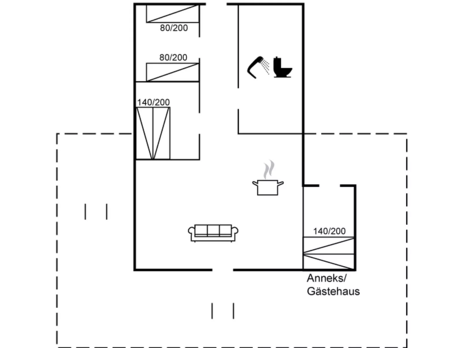 "Ingiald" - 600m from the sea