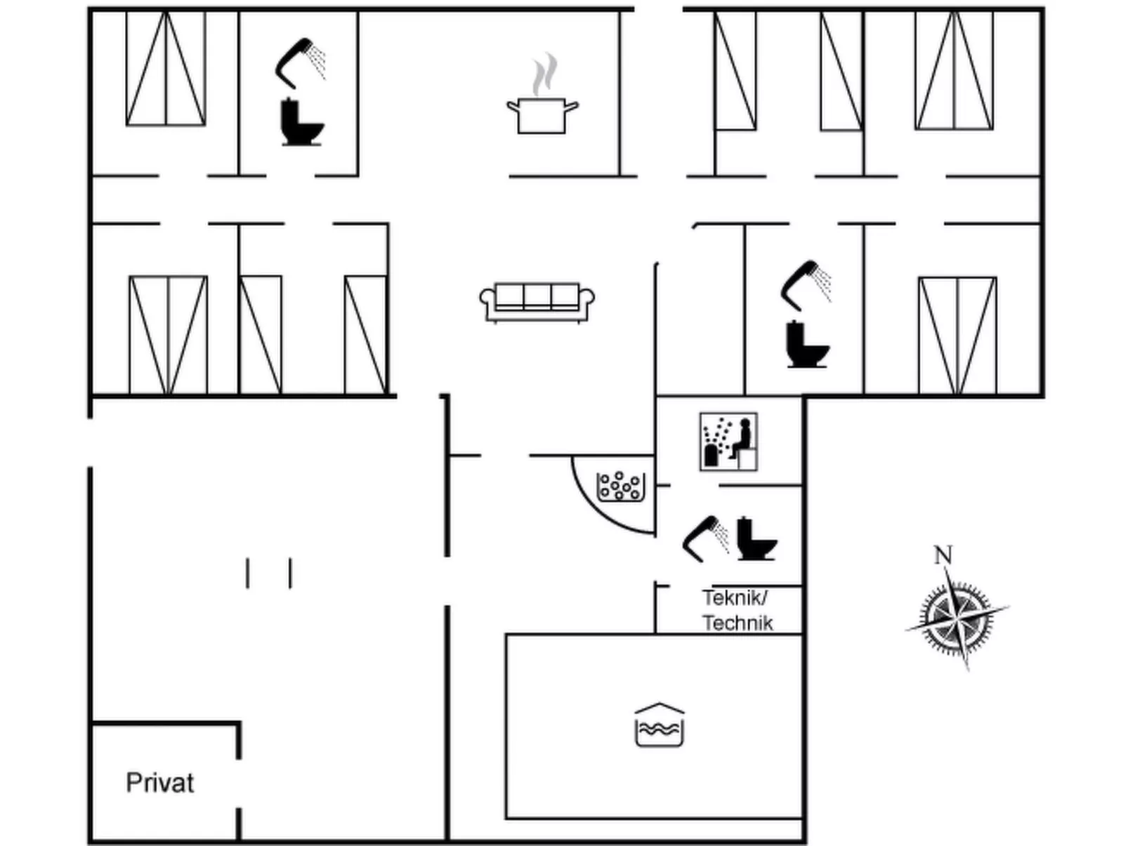 "Aane" - 1.8km from the sea