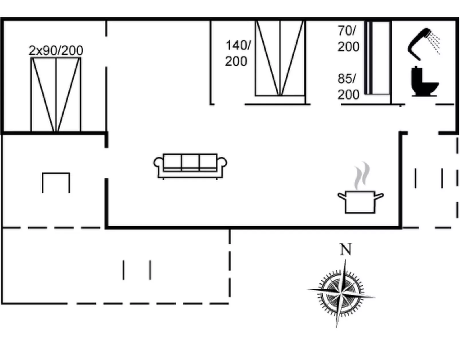 "Maikel" - 900m from the sea
