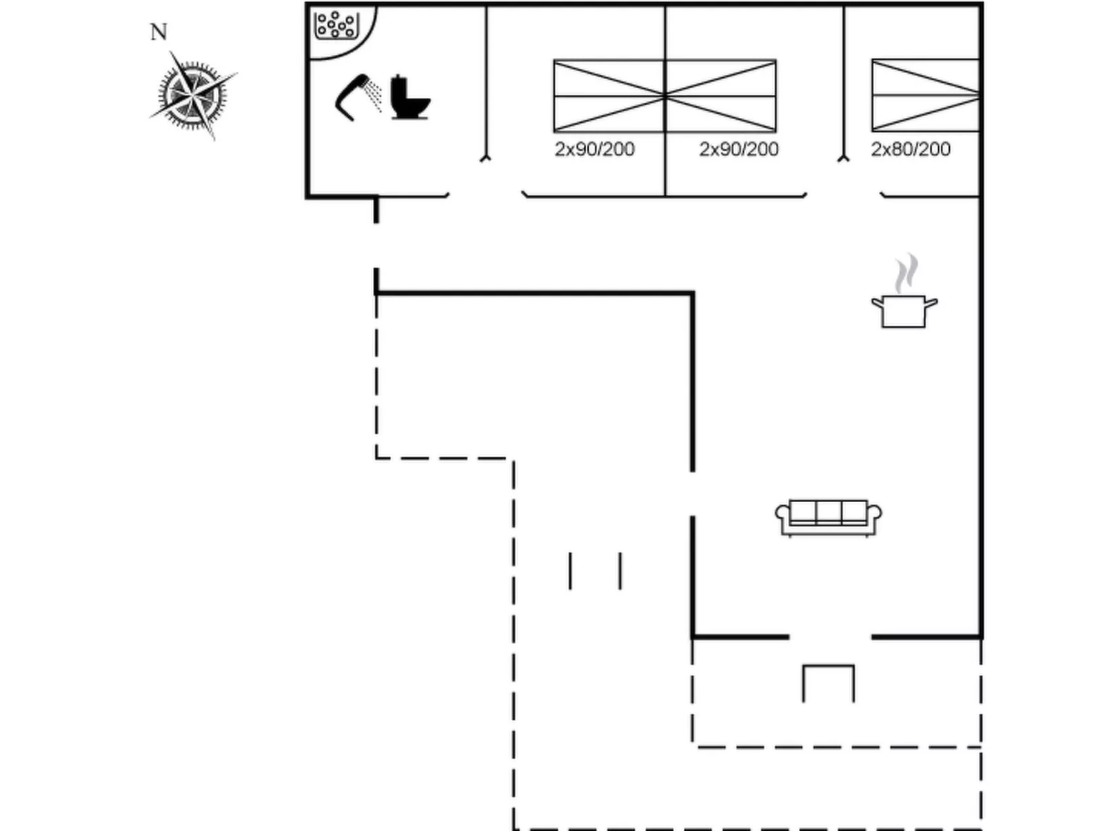 "Minke" - 2.2km from the sea