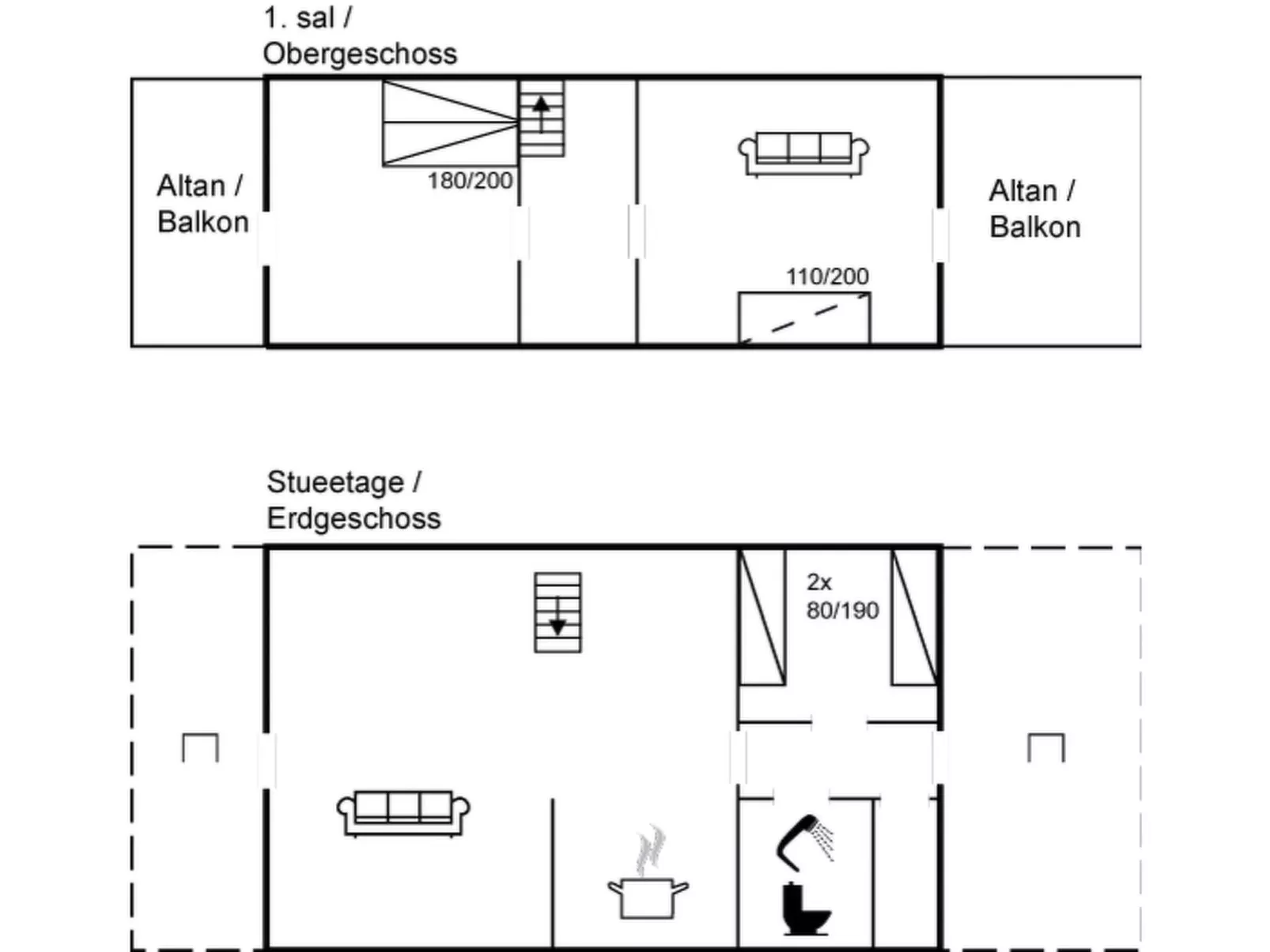 "Thyra" - 500m to the fjord