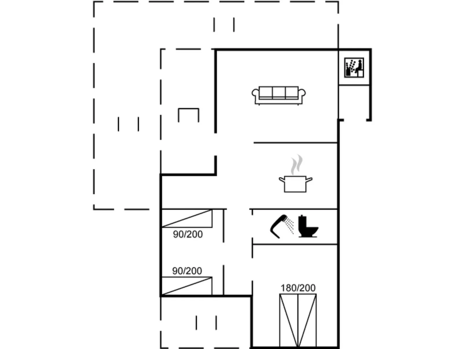 "Herborg" - 1km from the sea