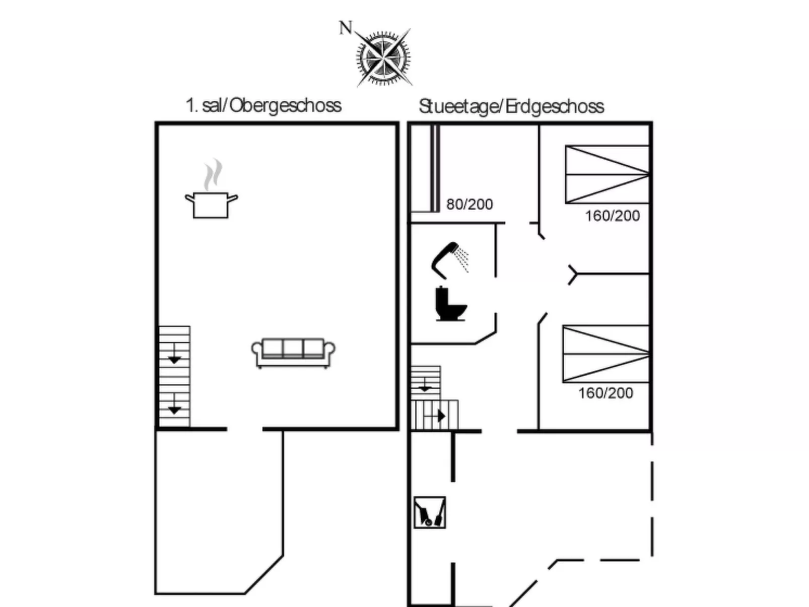 "Adna" - 700m from the sea