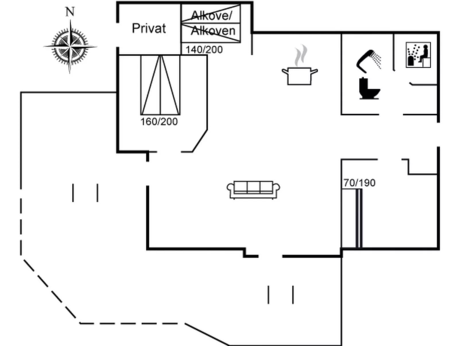 "Peter" - 400m from the sea