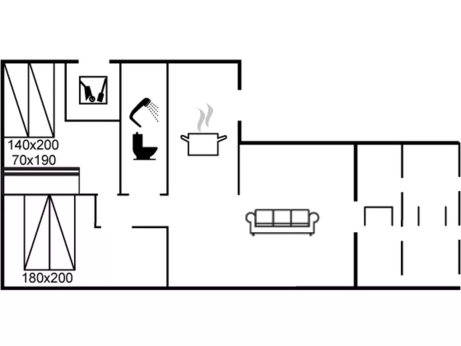 "Tirsa" - 3.9km from the sea