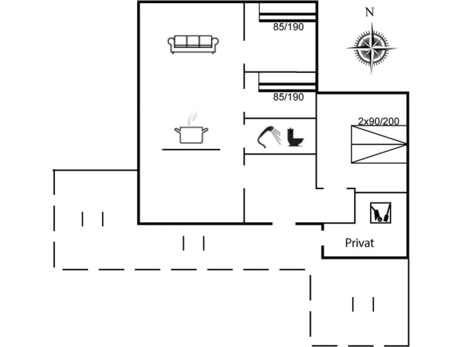 "Verene" - 400m from the sea