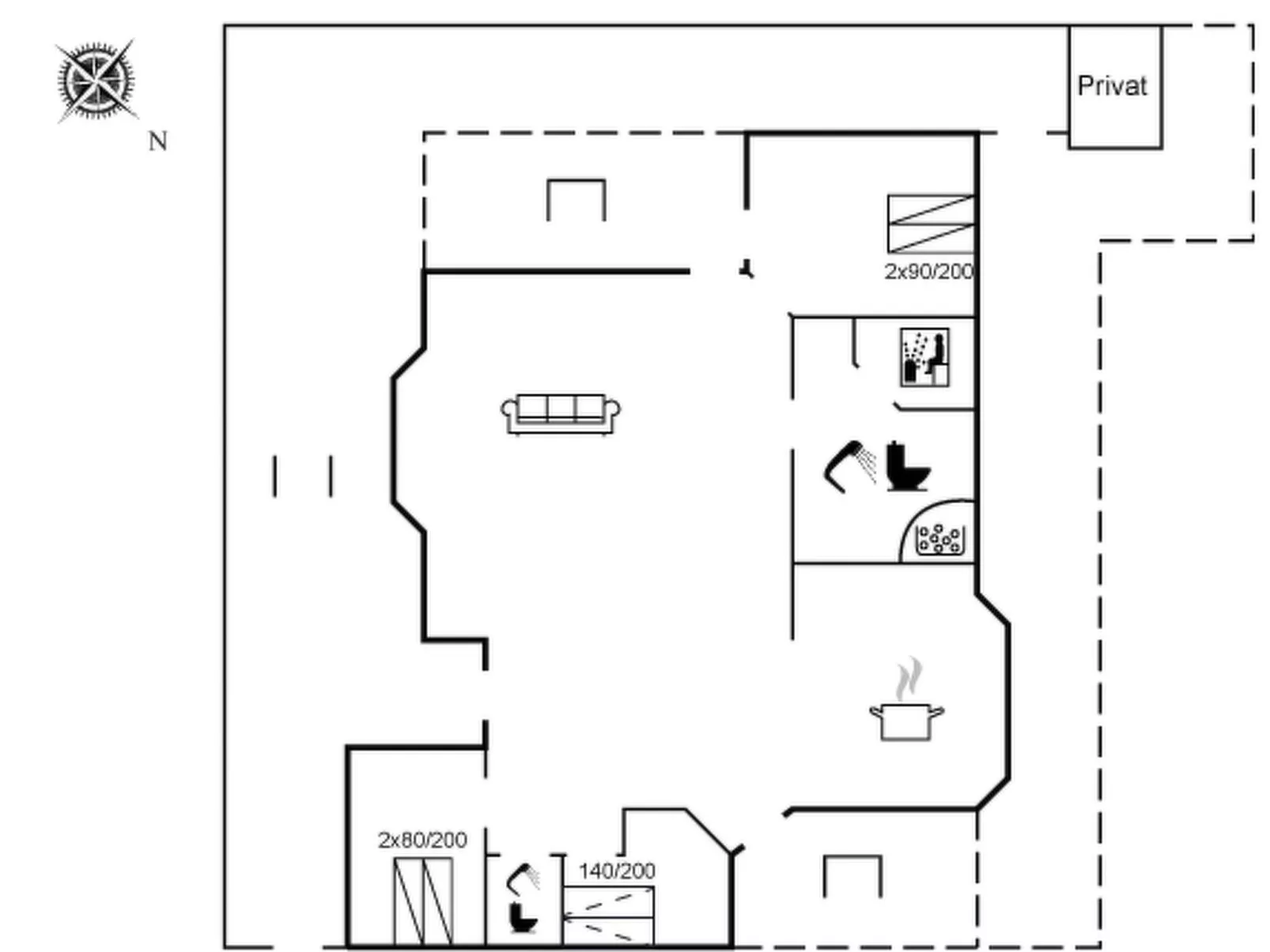 "Anett" - 400m from the sea