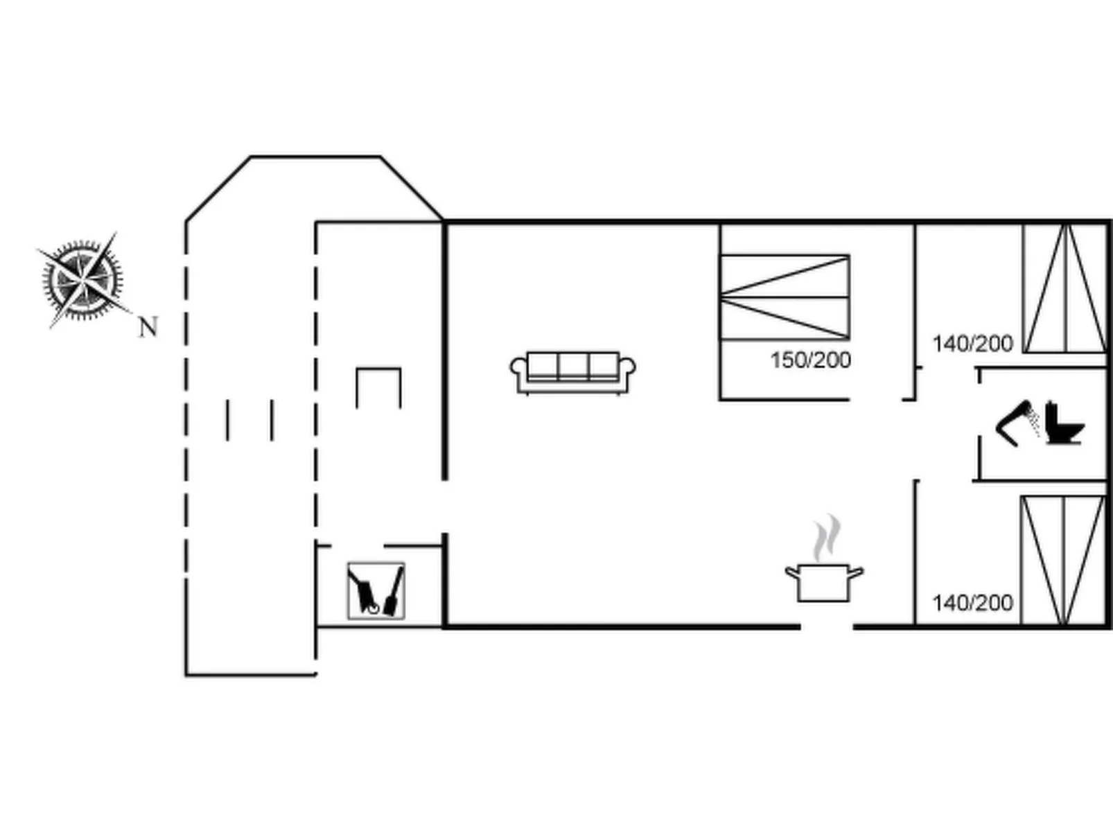 "Birgid" - 900m from the sea