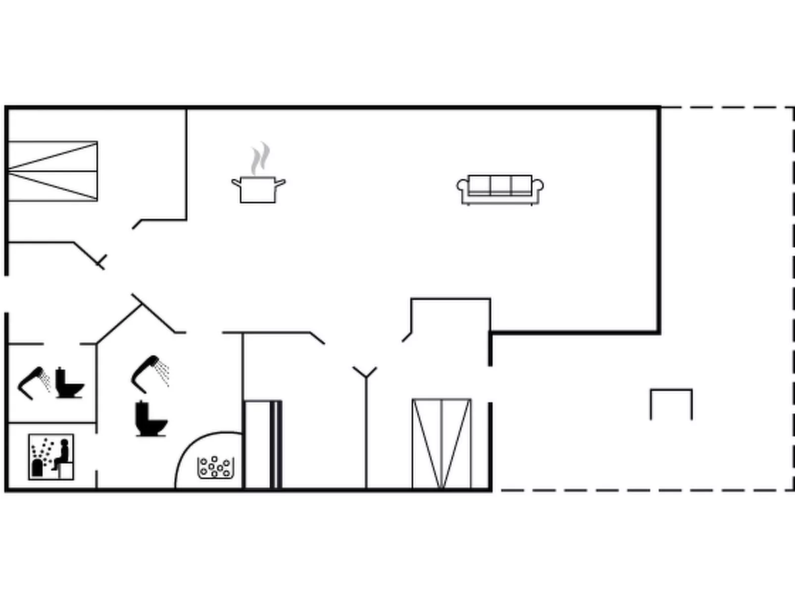 "Roope" - 50m from the sea