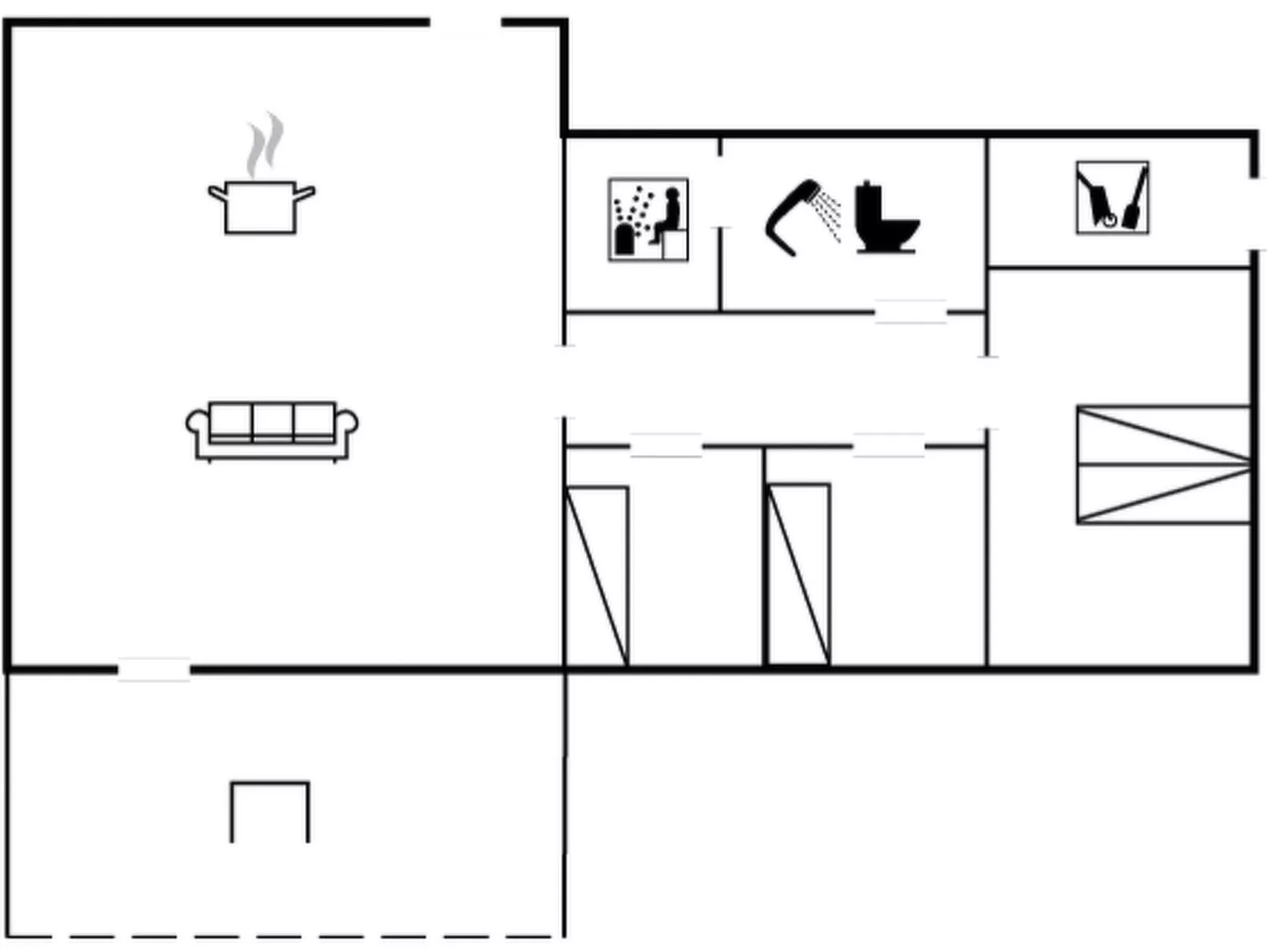 "Roswitha" - 1.5km from the sea