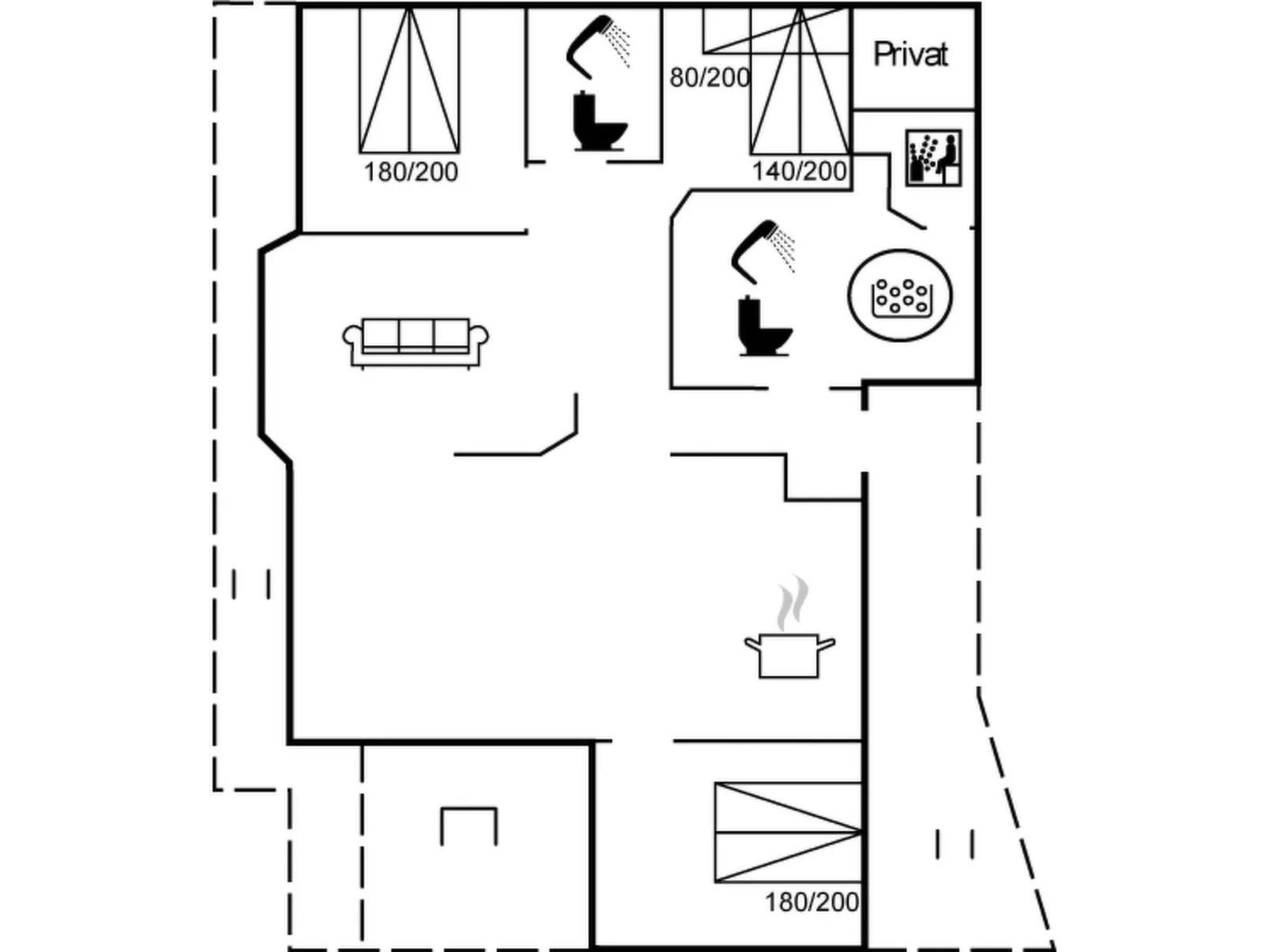 "Danica" - 175m from the sea