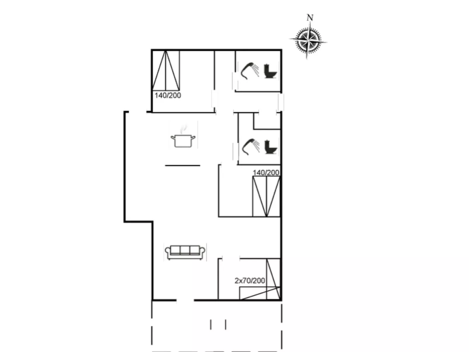 "Juste" - 2.2km from the sea