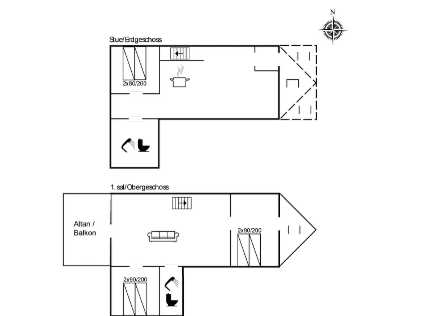 "Fridhild" - 10m from the sea