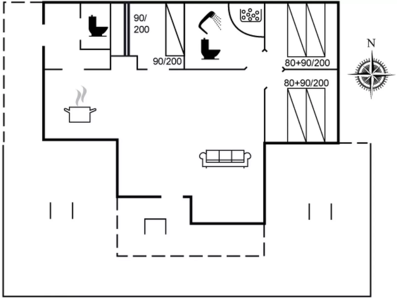 "Mirkka" - 1.5km from the sea