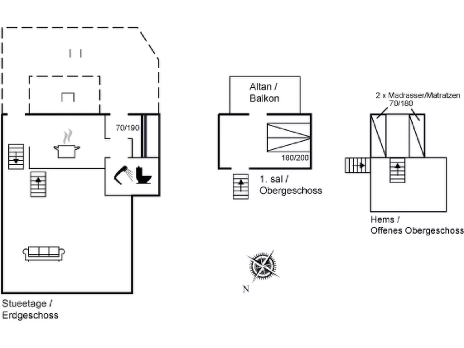 "Chayton" - 450m from the sea