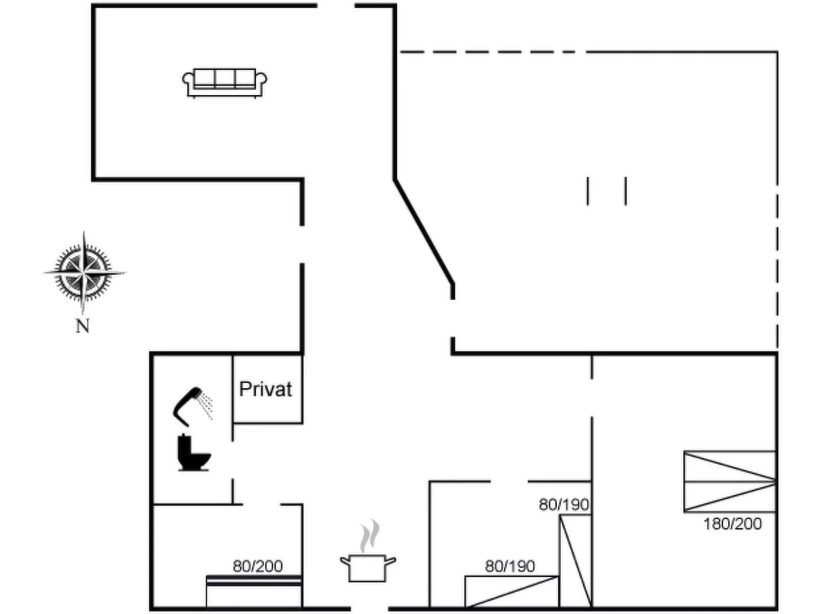 "Dietmar" - 2.8km from the sea