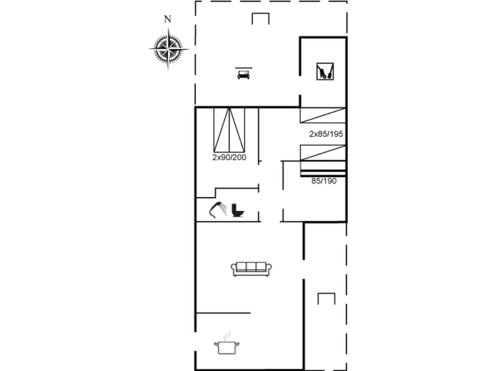 "Holte" - 700m to the fjord