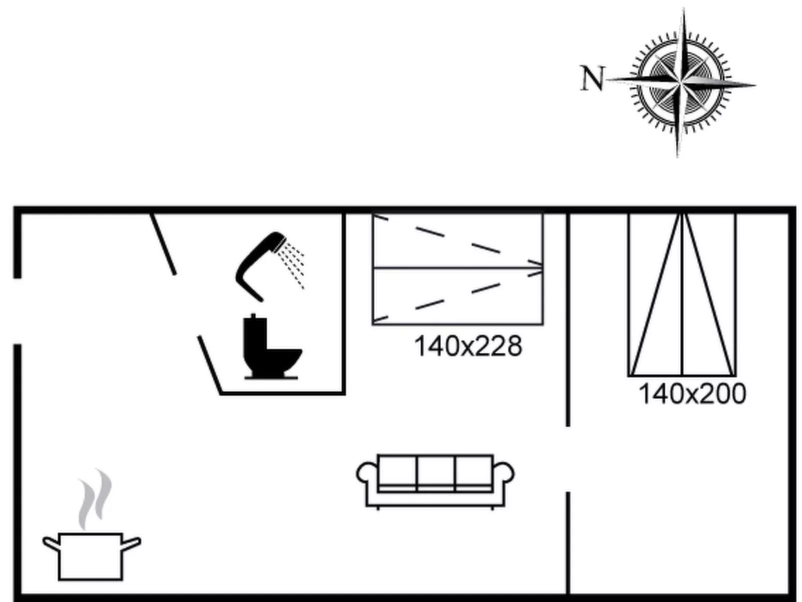 "Lenaya" - 75m from the sea