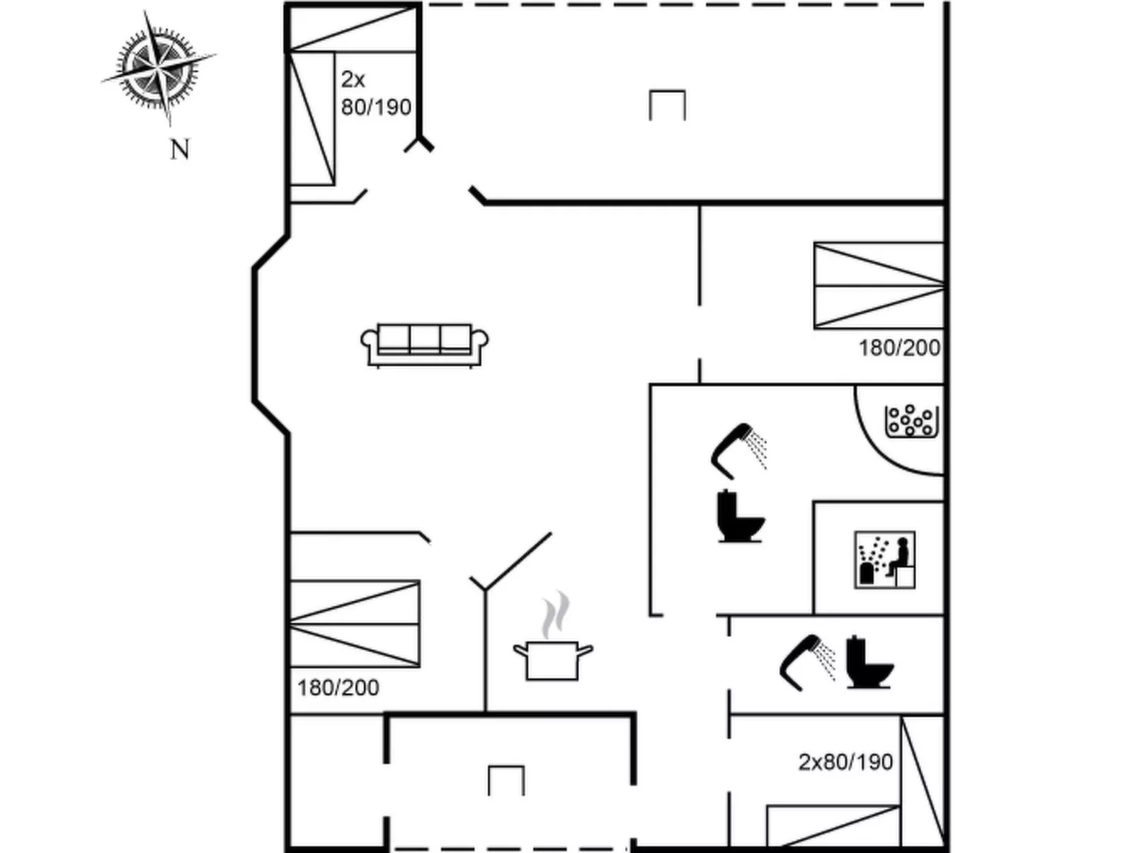"Gith" - 800m from the sea