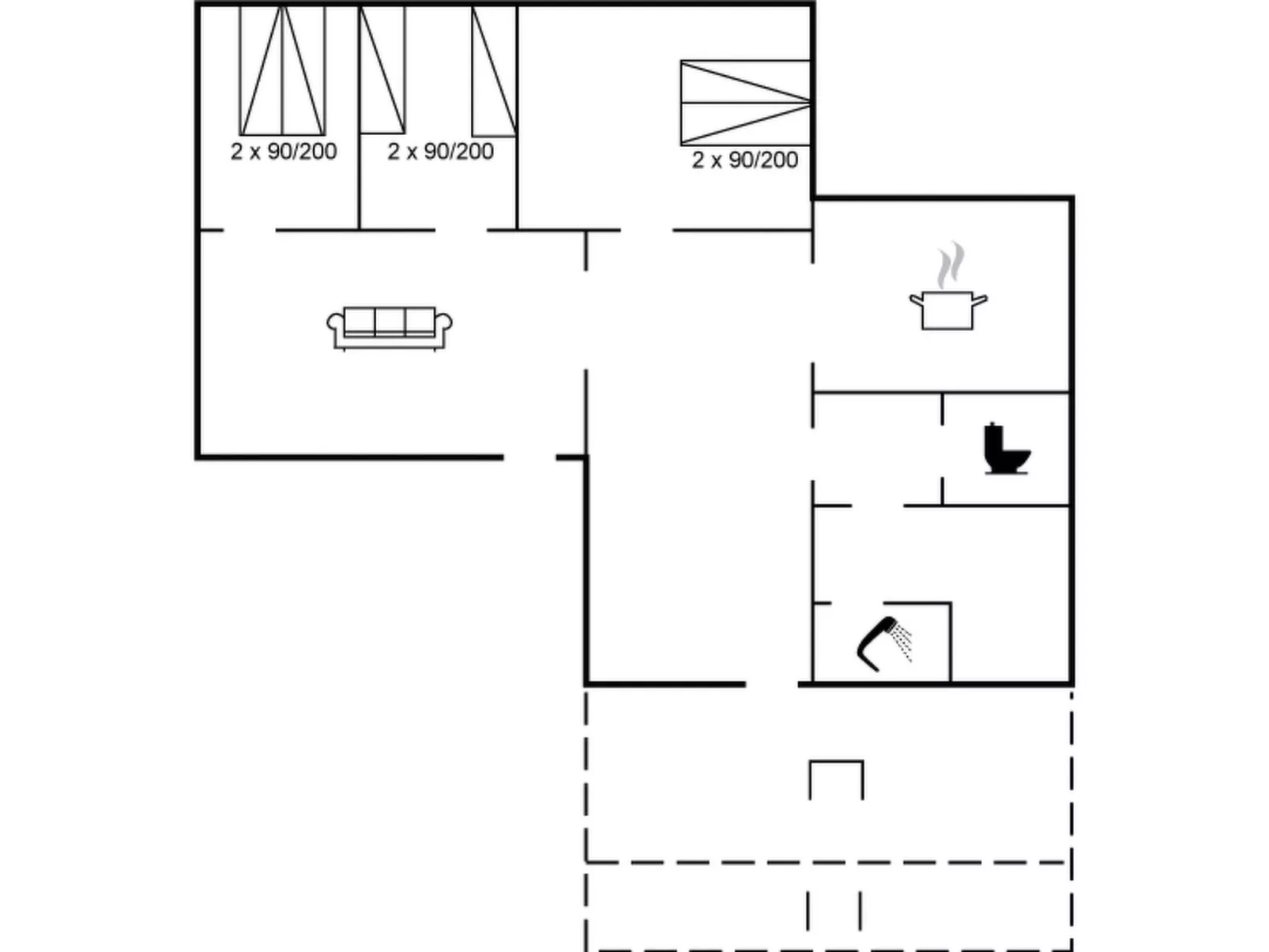 "Henryk" - 500m from the sea