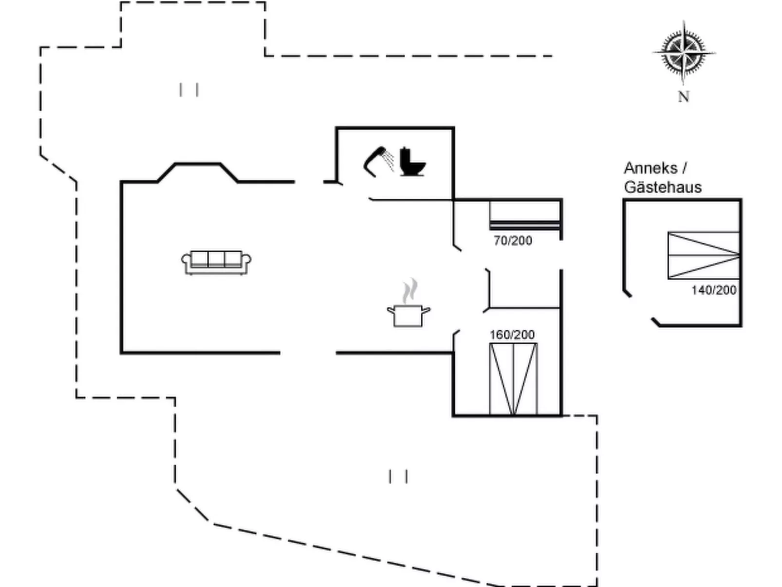 "Haraldina" - 350m to the fjord