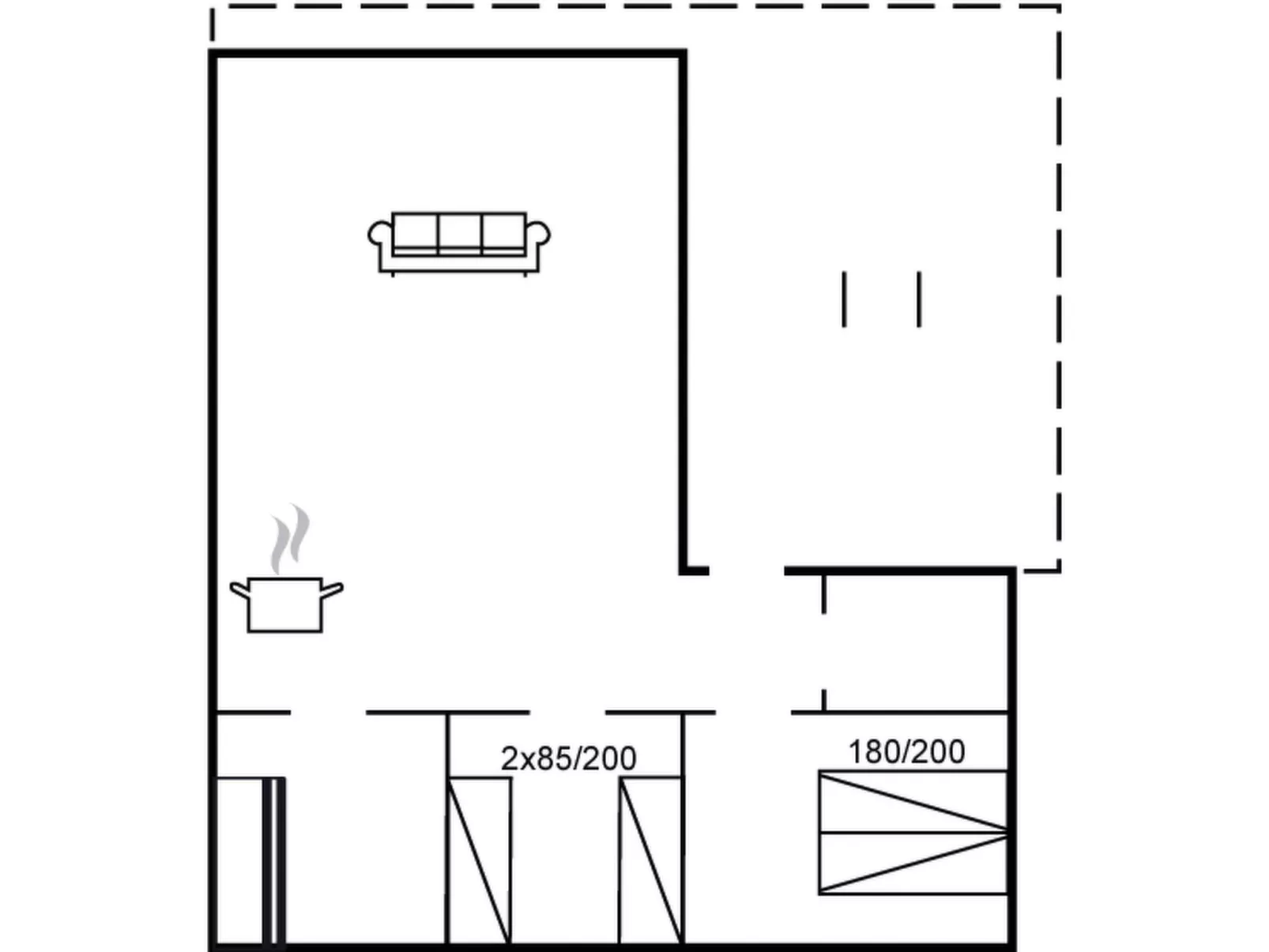"Jannus" - 550m from the sea