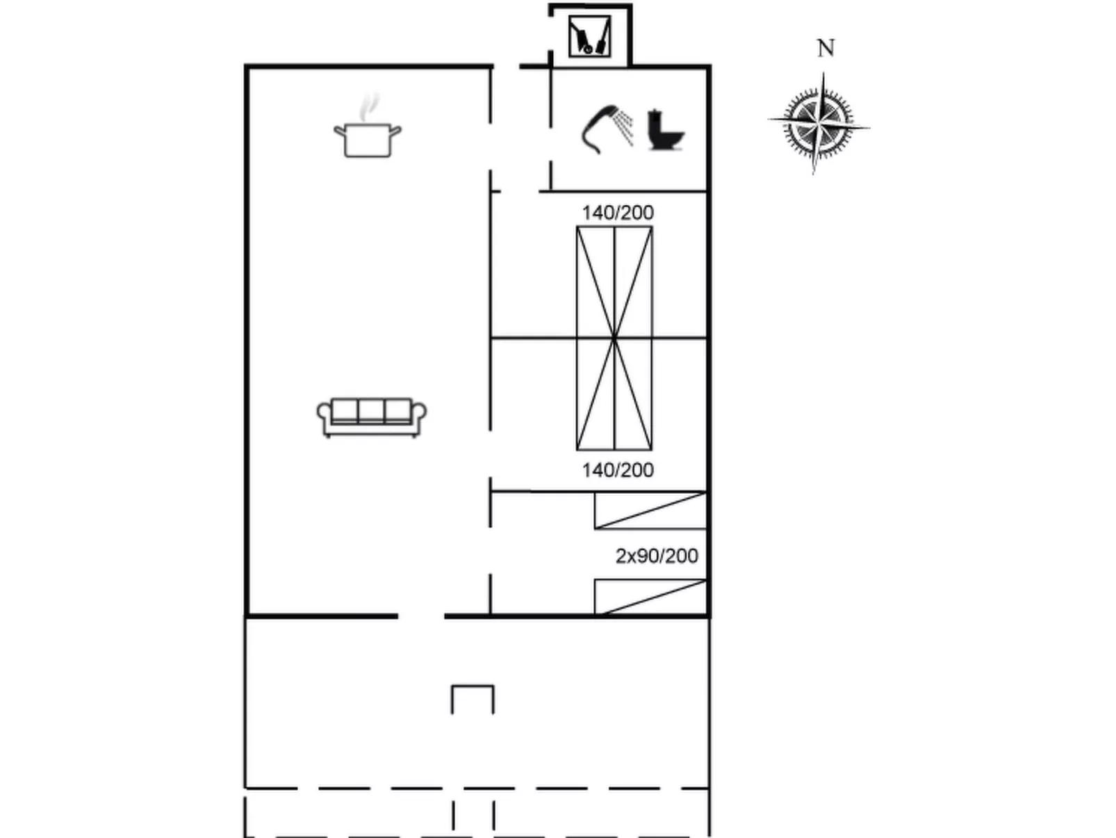 "Agna" - 700m to the fjord