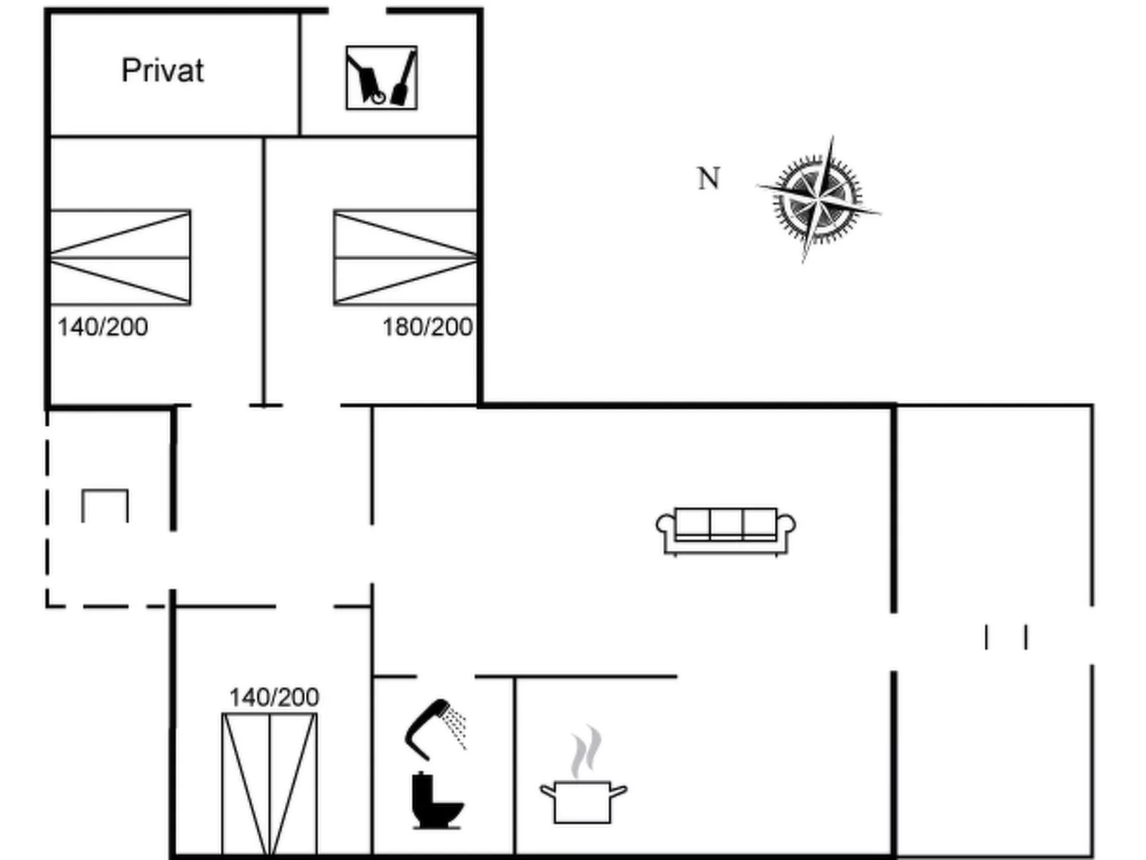 "Arona" - 1.5km from the sea