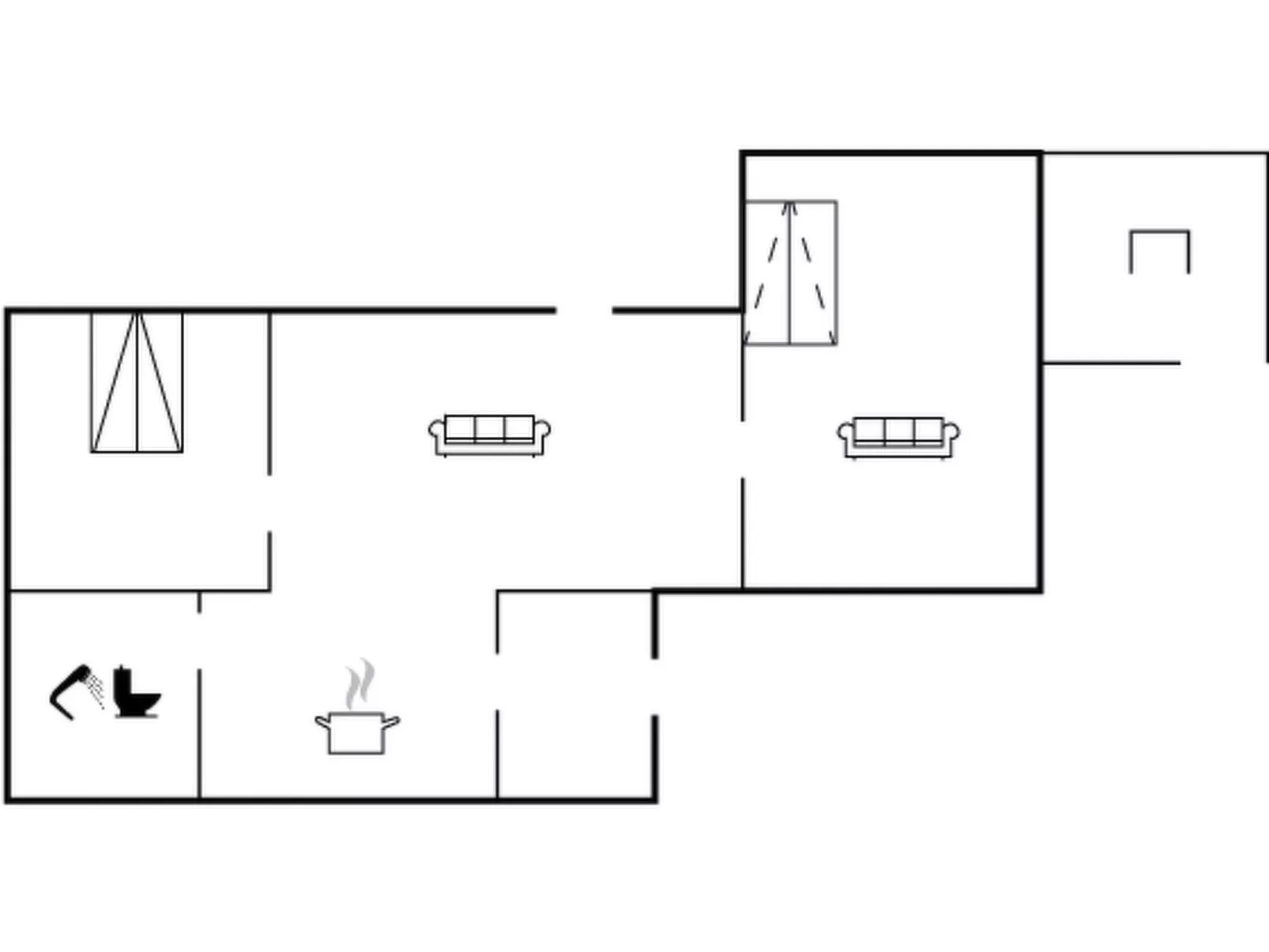 "Rafn" - 550m from the sea